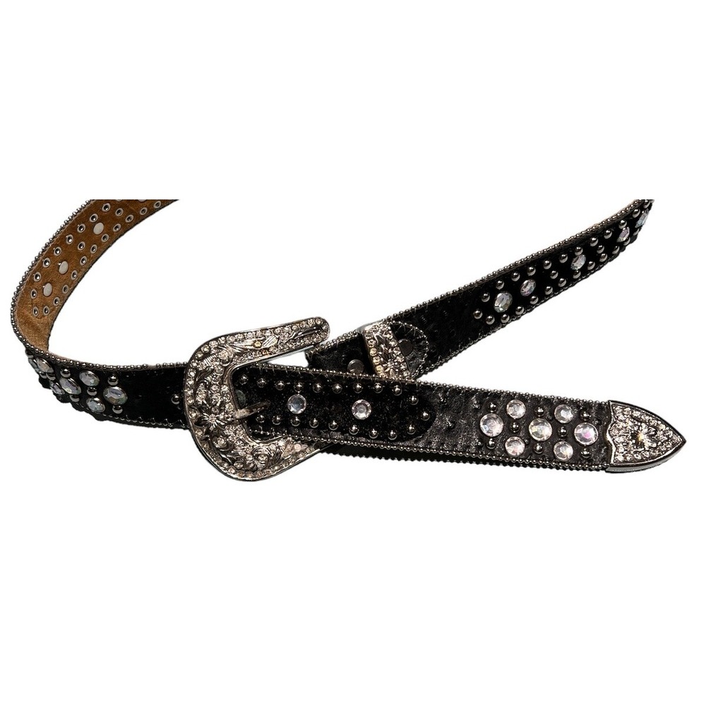 Barrel Racing RHINESTONE Western Bling Belt - SZ Large D8